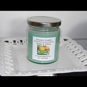 Sage And Citrus Scented Candle
